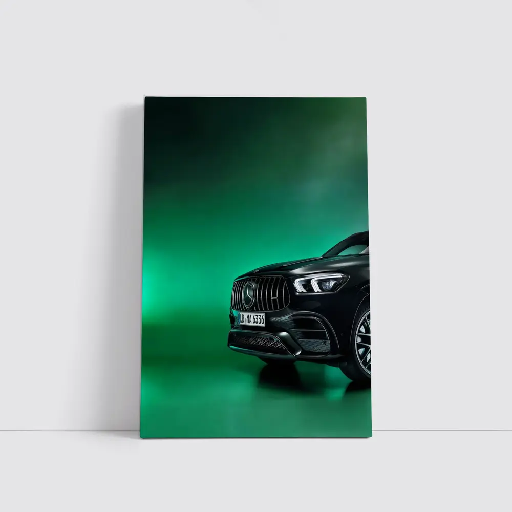 Mercedes AMG GLE Black Green Studio – Wall Art